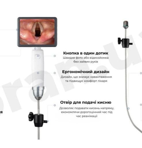 Відеостилет HugeMed для інтубації 